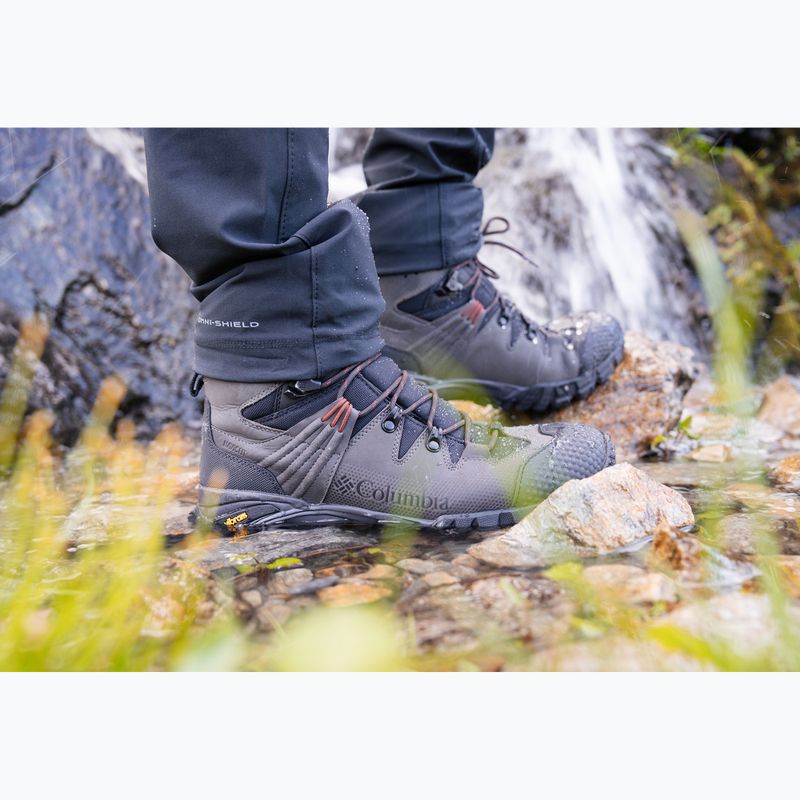 Pánské trekové boty Columbia Geoterra Outdry LTR black/ spice 18