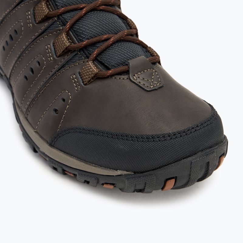 Pánské trekové boty Columbia Woodburn II Waterproof cordovan/ cinnamon 7