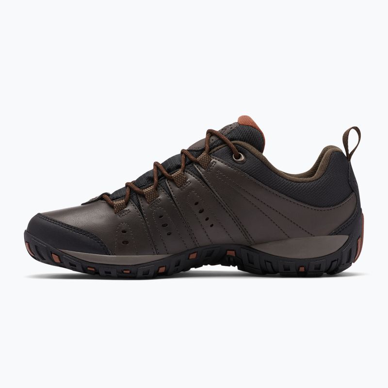 Pánské trekové boty Columbia Woodburn II Waterproof cordovan/ cinnamon 10