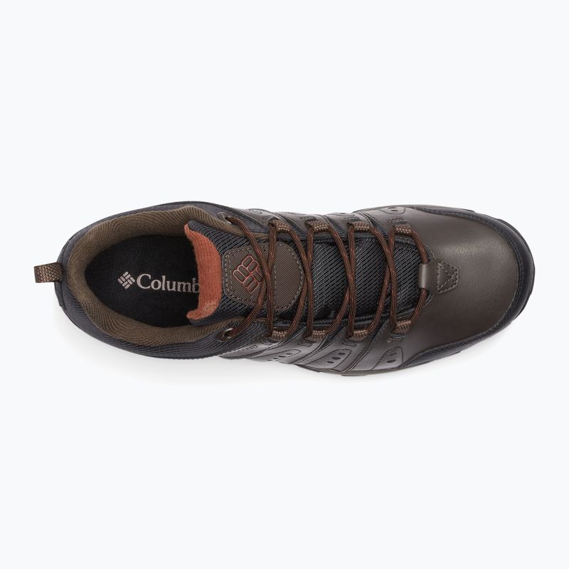 Pánské trekové boty Columbia Woodburn II Waterproof cordovan/ cinnamon 15