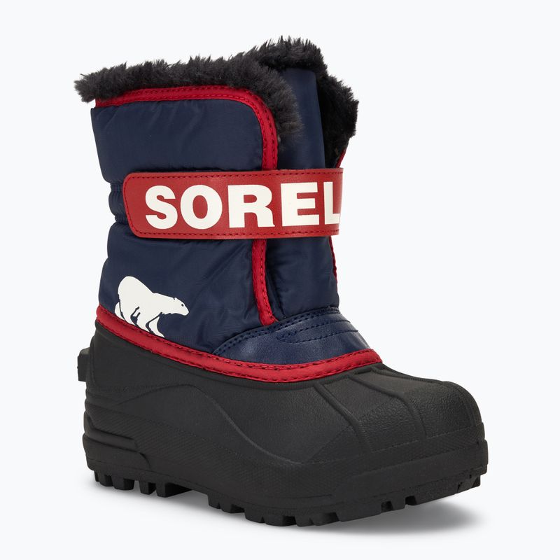 Dětské sněhule Sorel Childrens Snow Commander nocturnal/sail red