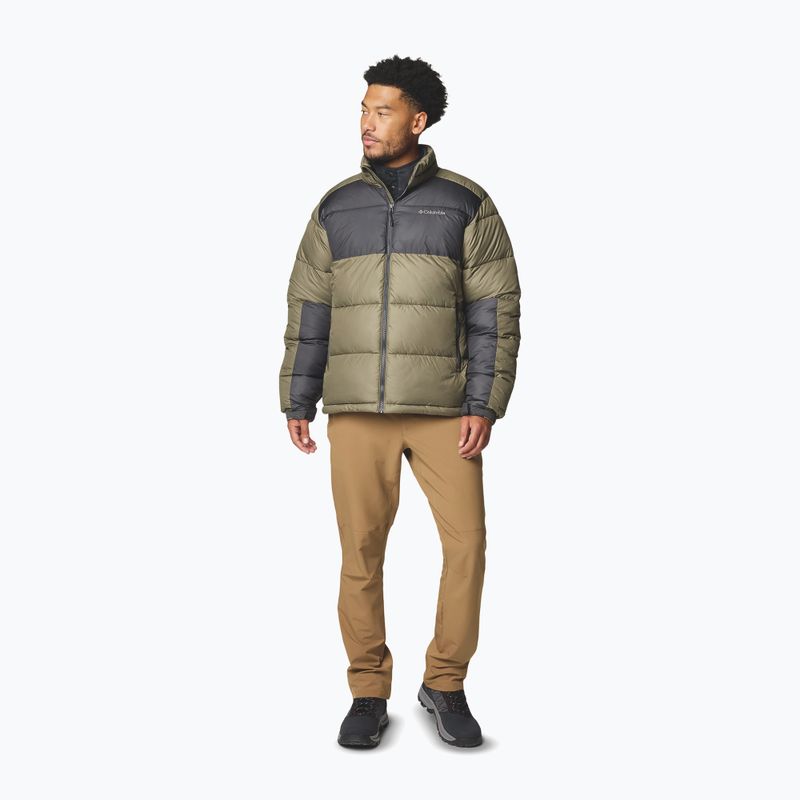 Pánská zateplená bunda Columbia Pike Lake II stone green/shark 2