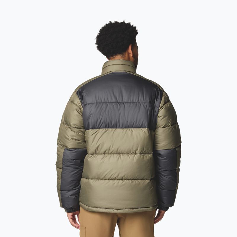 Pánská zateplená bunda Columbia Pike Lake II stone green/shark 3