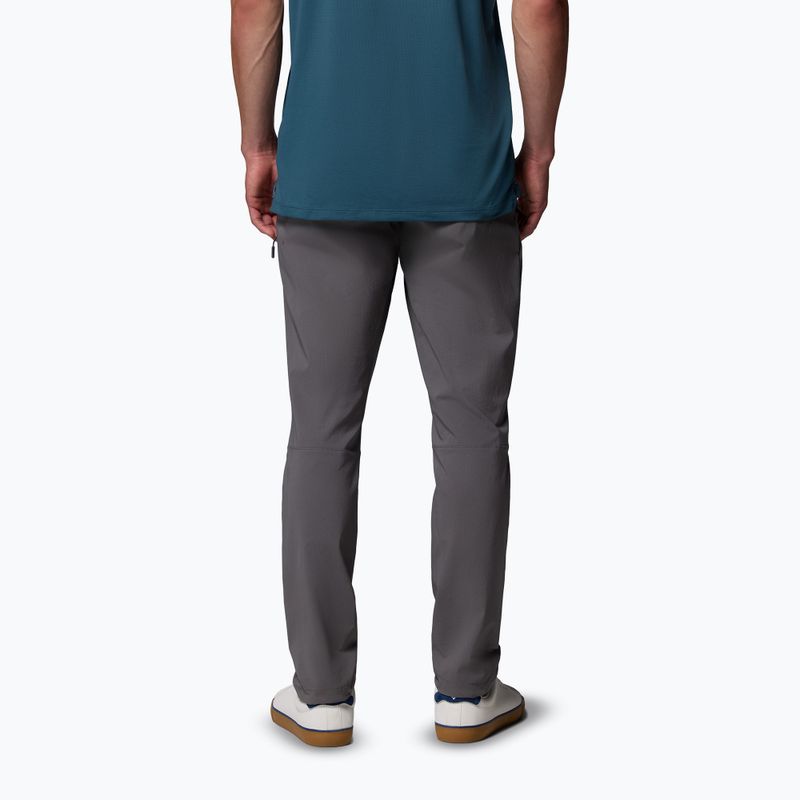 Pánské softshellové kalhoty Columbia Tech Softshell city grey/black 3