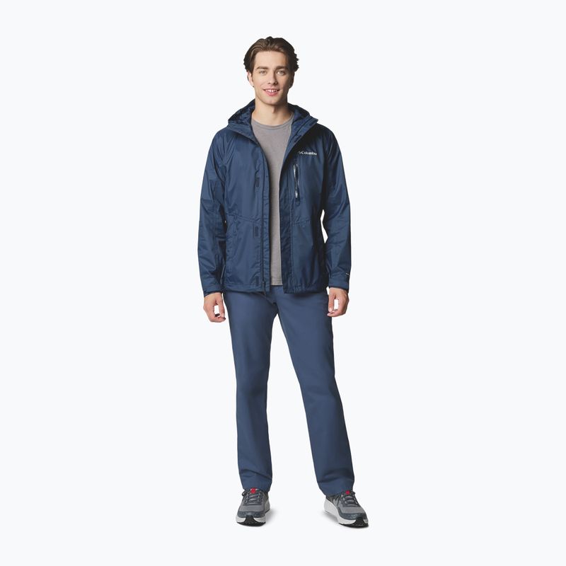 Pánská bunda do deště  Columbia Pouring Adventure III collegiate navy 2
