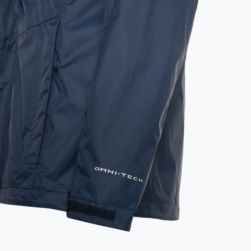 Pánská bunda do deště  Columbia Pouring Adventure III collegiate navy 5