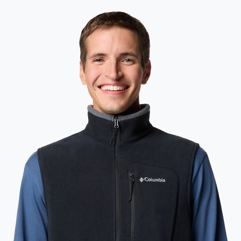 Pánská vesta Columbia Fast Trek Fleece black 5