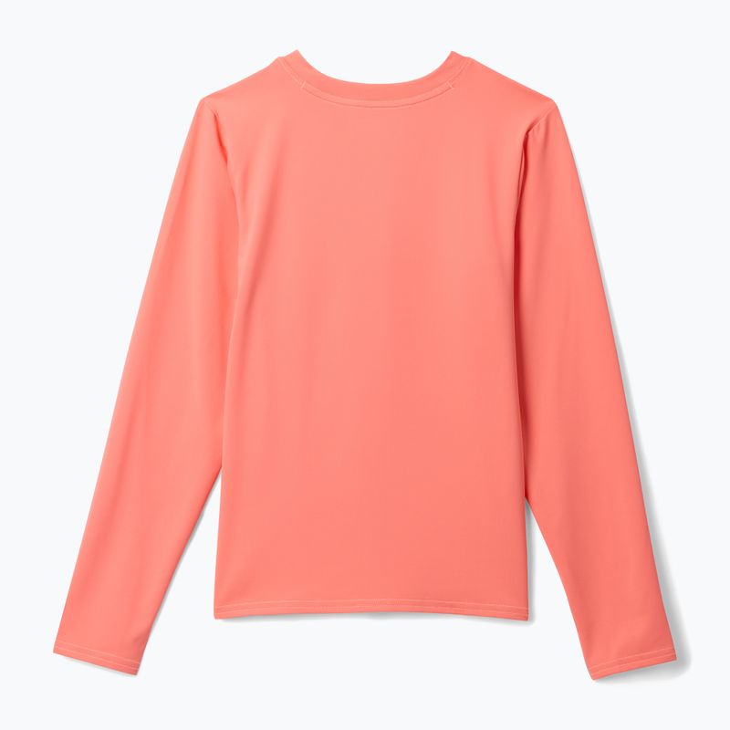 Dětské trekingové tričko longsleeve Columbia Chill River hot coral 2