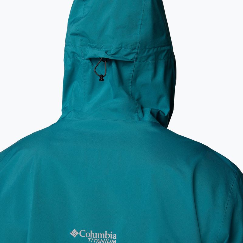 Pánská bunda do deště Columbia Ampli-Dry II Shell river blue 6