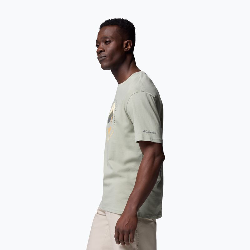 Pánské tričko Columbia Path Lake Graphic Tee II safari/circular 4