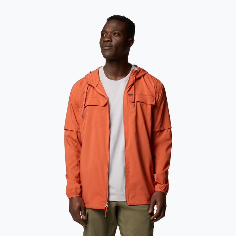 Pánská treková mikina Columbia Skien Valley Hooded tuscan 4