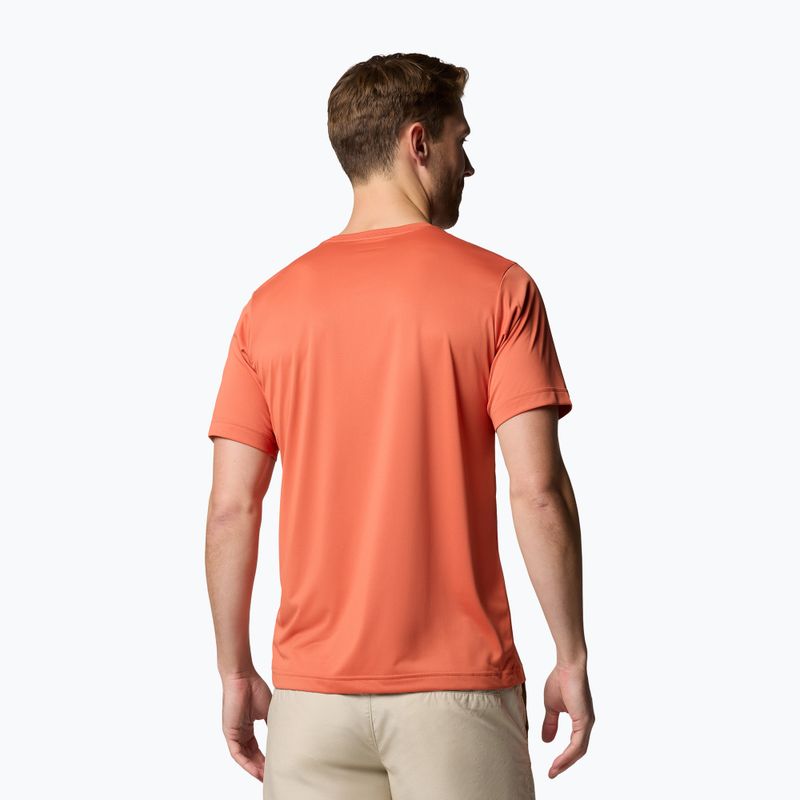 Pánské tričko Columbia Hike Pocket Crew tuscan heather 3