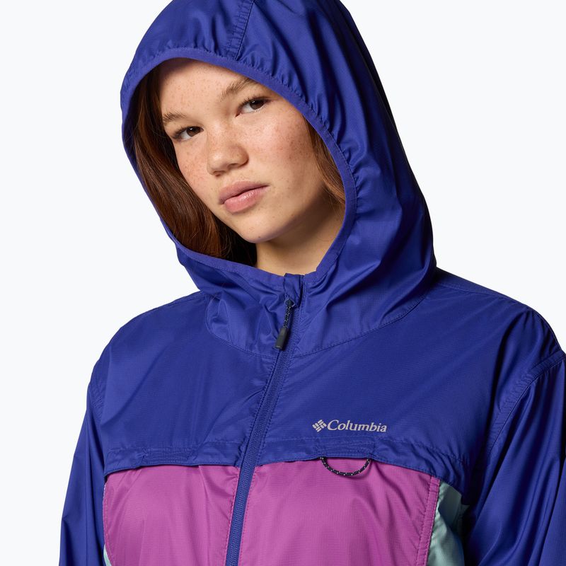 Dámská větrovka Columbia Crested Canyon Windbreaker razzle/spray/clematis blue 5