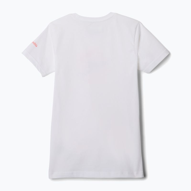 Dětské trekingové tričko Columbia Mission Lake Graphic white/weaving waterscape 2