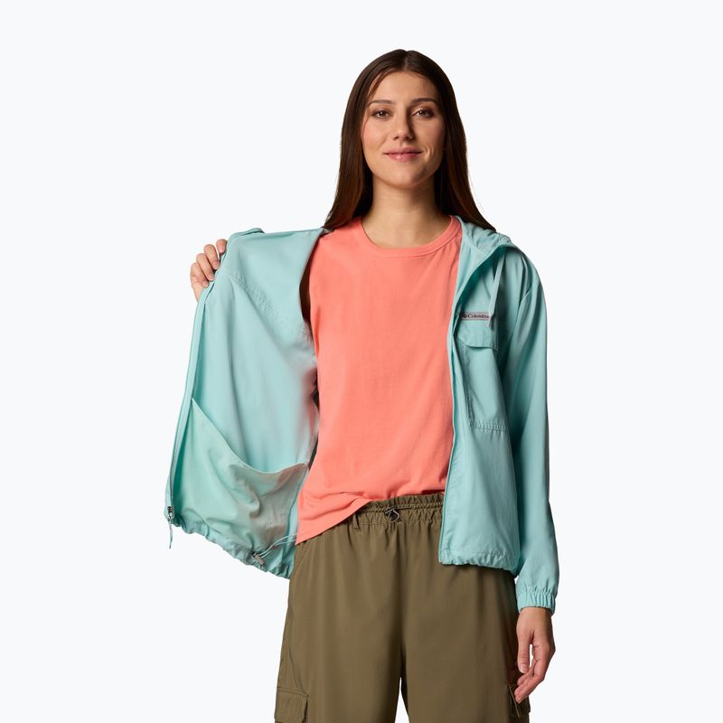 Dámská treková mikina  Columbia Skien Valley Hooded spray 5