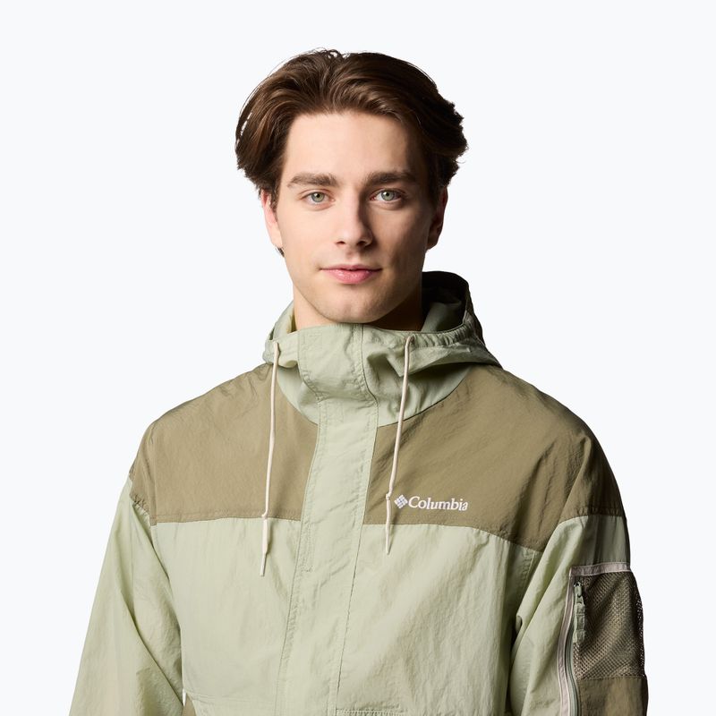 Pánská větrovka Columbia Challenger II Windbreaker safari/stone green 5