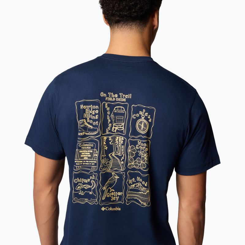 Pánské tričko Columbia Kettle River Back Graphic Tee collegiate navy 5