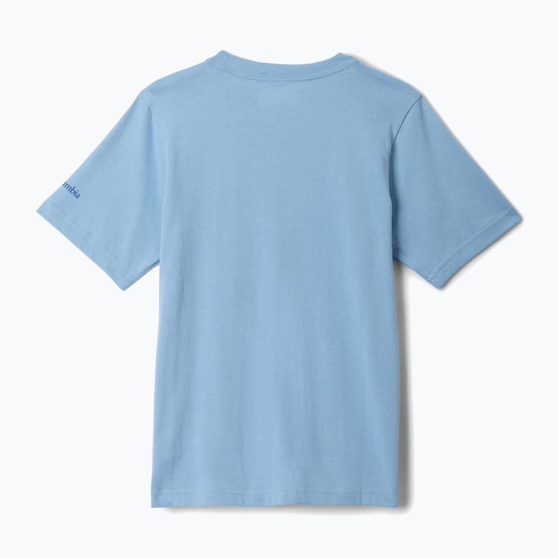Dětské tričko Columbia Valley Creek Graphic ripple blue/hike guide 2