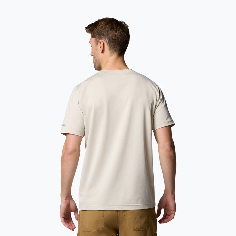 Pánské tričko Columbia Ice Lake II SS Tee dark stone/peak direction 3