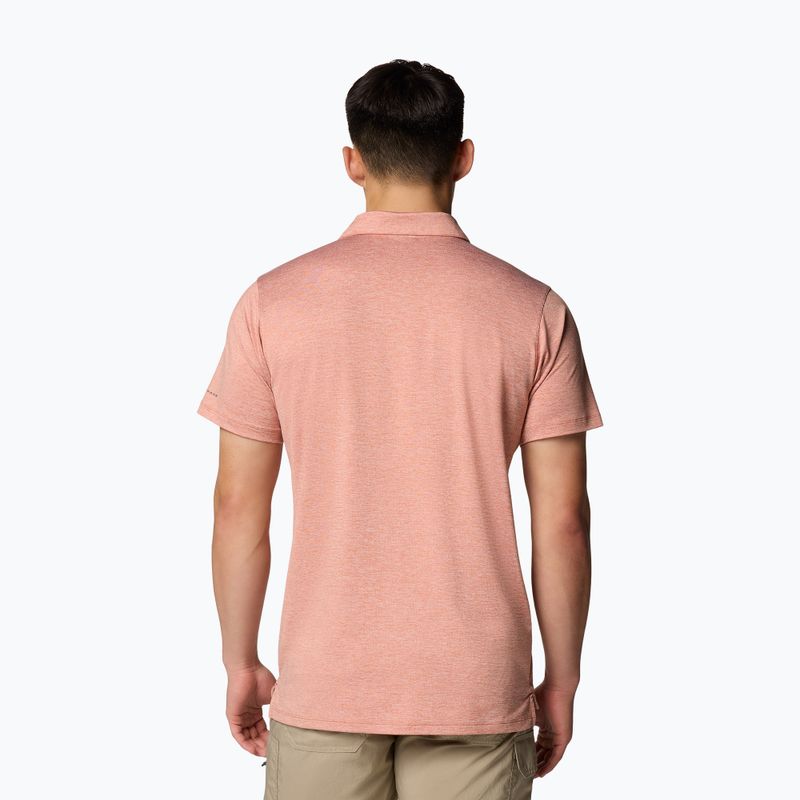 Pánské tričko Columbia Tech Trail Utility Polo tuscan heather 3