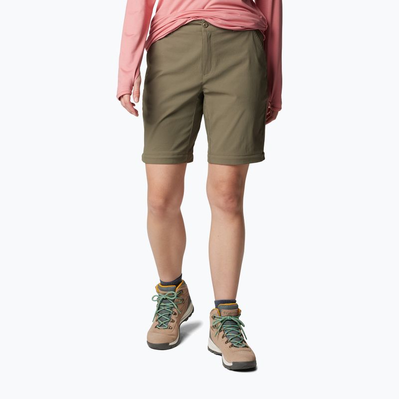 Dámské trekové kalhoty  Columbia Leslie Falls Convertible stone green 8