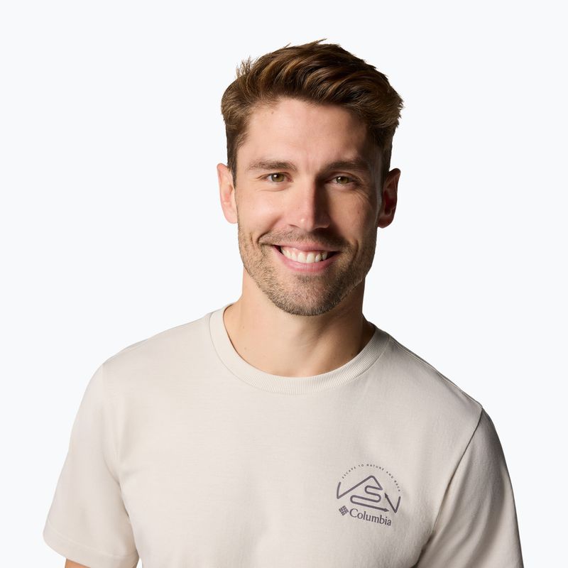 Pánské tričko Columbia Tunnel Valley Graphic Tee dark stone/naturally inclined 5