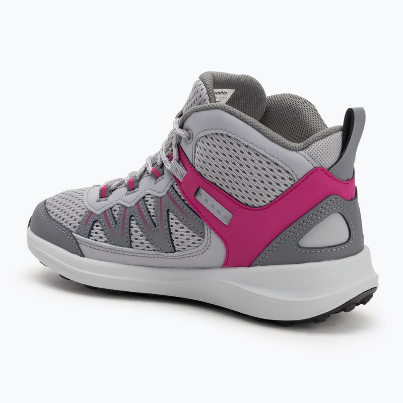 Dětské turistické boty  Columbia Youth Peakfreak Rush Mid Waterproof ti grey steel/teal 3
