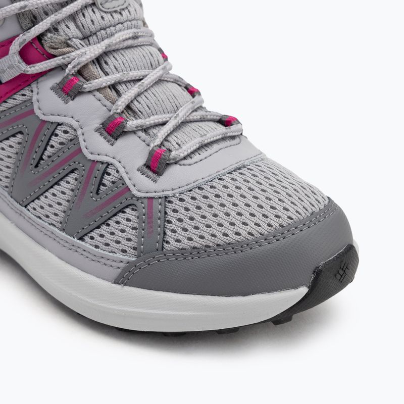 Dětské turistické boty  Columbia Youth Peakfreak Rush Mid Waterproof ti grey steel/teal 7