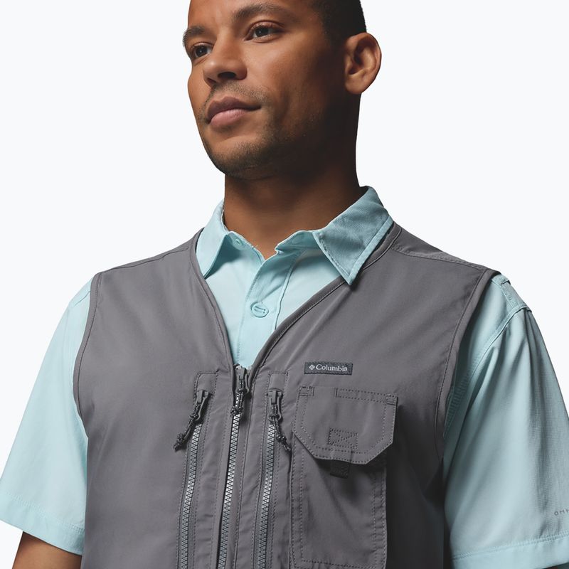 Pánská trekingová vesta Columbia Silver Ridge Utility city grey 6