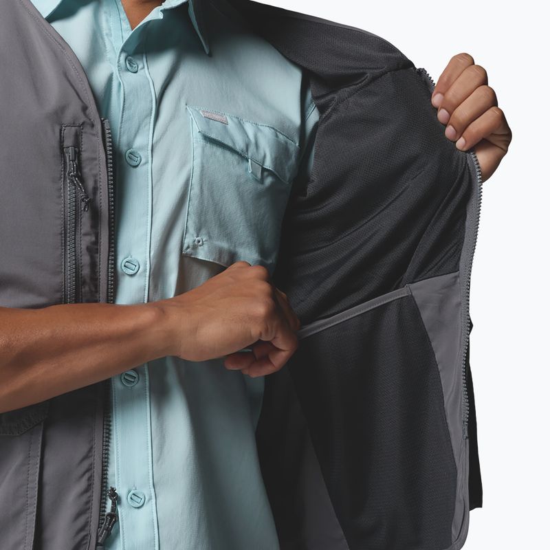 Pánská trekingová vesta Columbia Silver Ridge Utility city grey 10