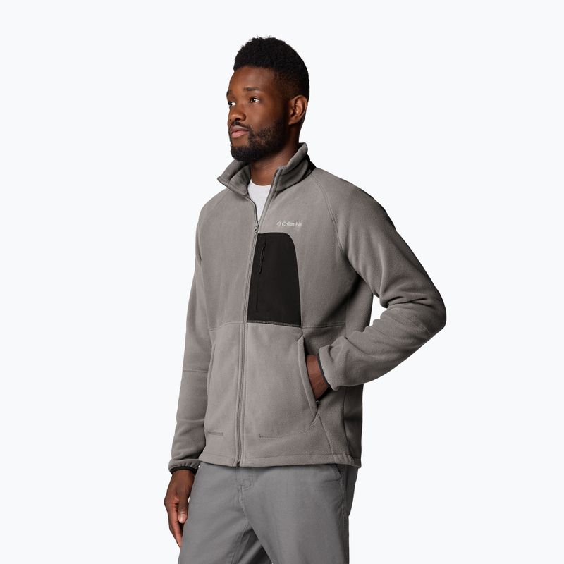 Pánská fleecová mikina Columbia Rapid Expedition II Full Zip Fleece city grey/shark 4