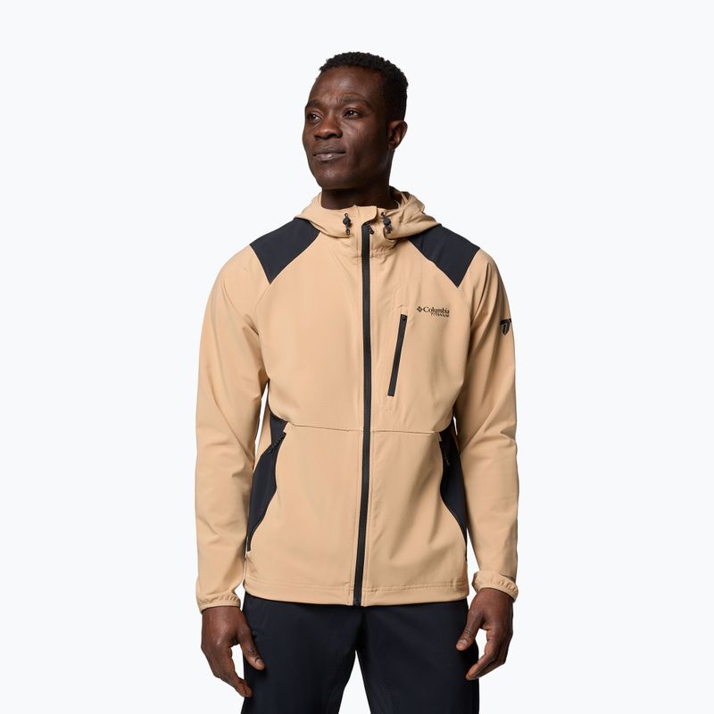 Pánská softshellová bunda  Columbia Triple Canyon Hooded canone/black