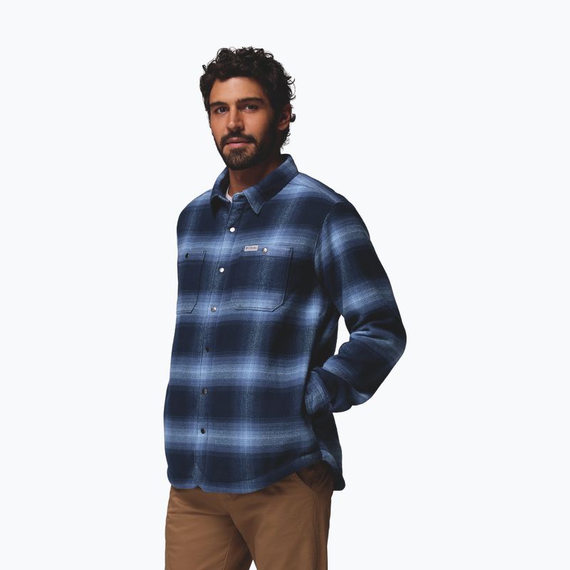 Pánská košile Columbia Windward II collegiate navy blurred ombre 4