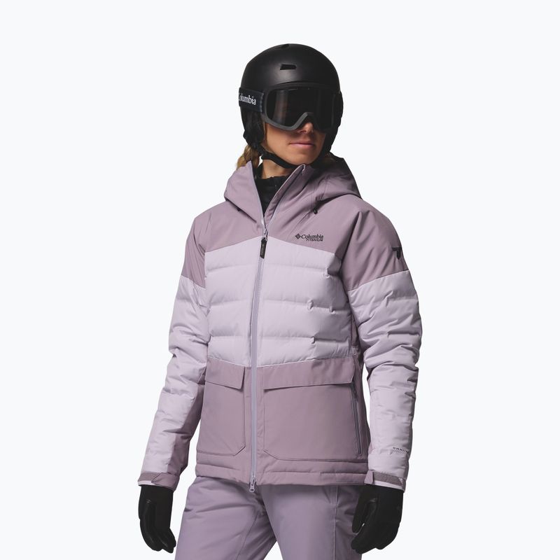 Dámská lyžařská bunda Columbia Glacier Ridge Down shale purple/lavender pearl 4