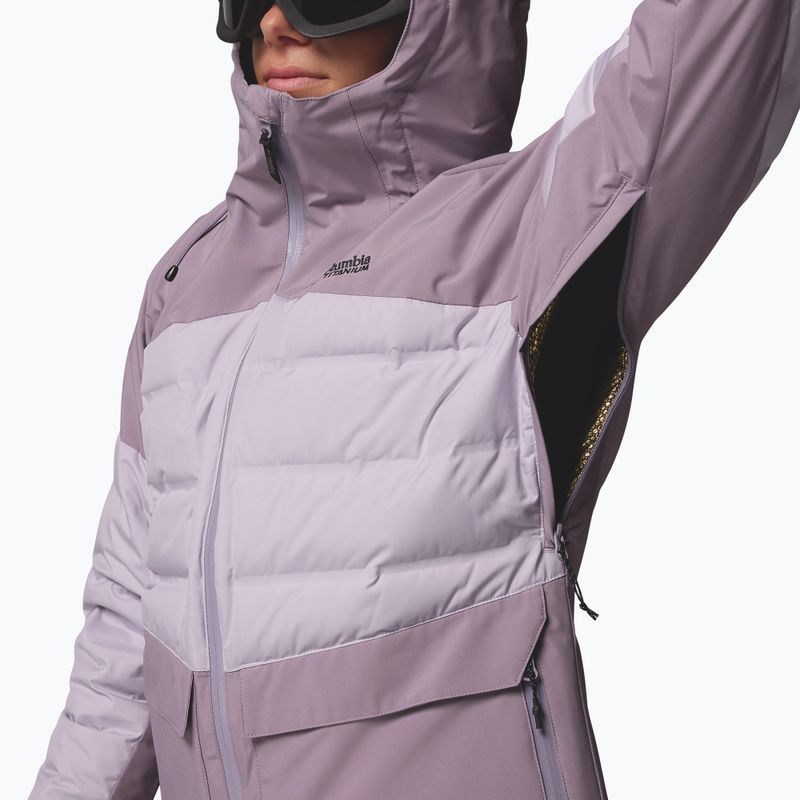Dámská lyžařská bunda Columbia Glacier Ridge Down shale purple/lavender pearl 8