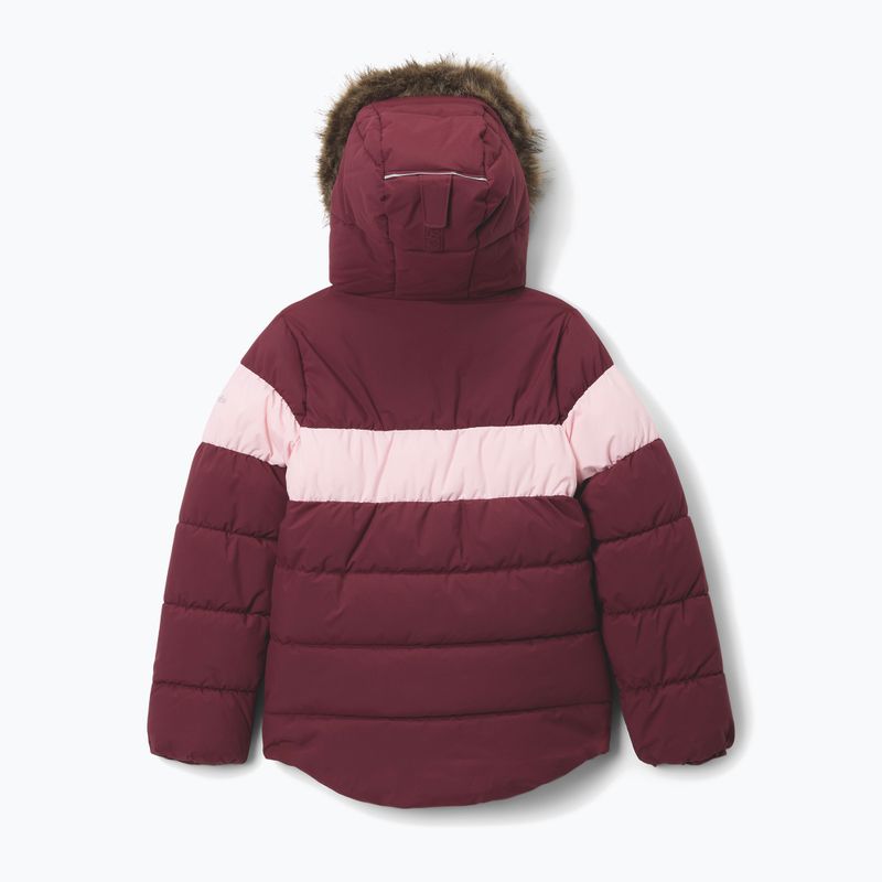 Dětská lyžařská bunda Columbia Arctic Blast III rich wine/satin pink 2