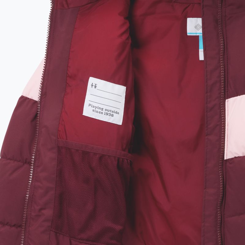 Dětská lyžařská bunda Columbia Arctic Blast III rich wine/satin pink 3