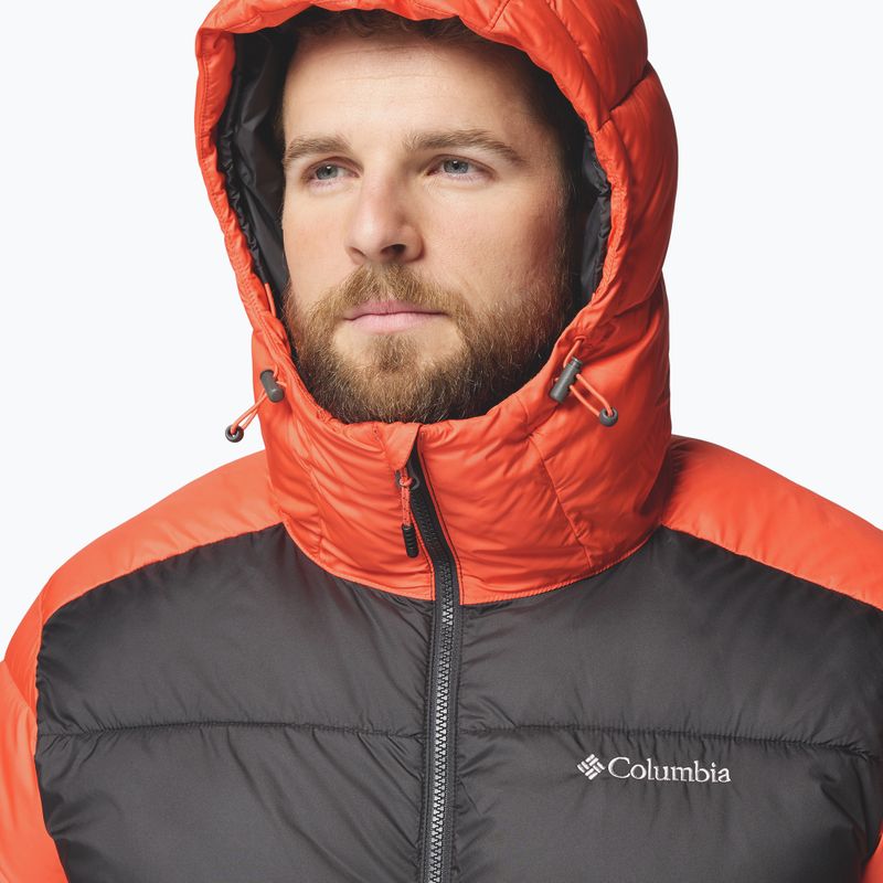 Pánská zateplená bunda Columbia Pike Lake II Hooded zing/shark 6