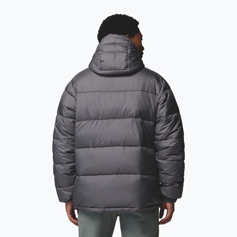 Pánská zateplená bunda Columbia Pike Lake II Hooded city grey 3