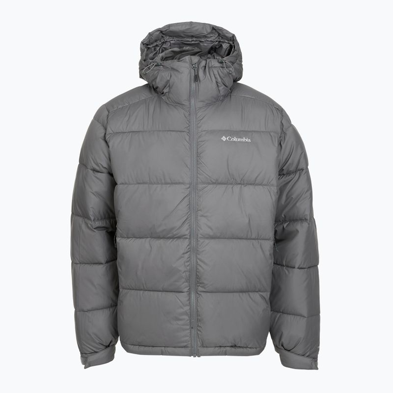 Pánská zateplená bunda Columbia Pike Lake II Hooded city grey