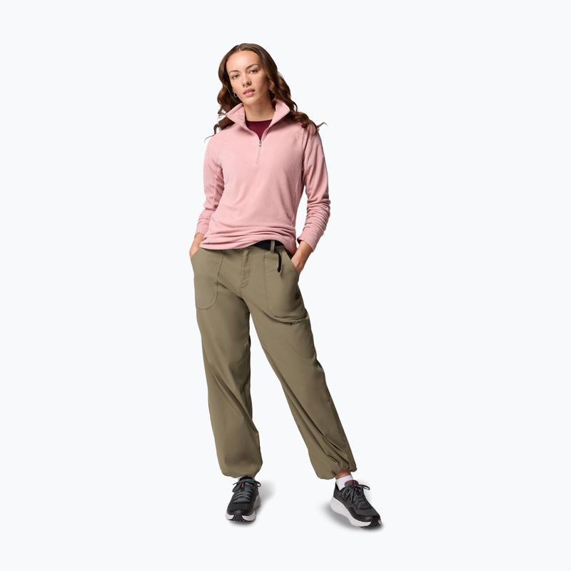 Dámská fleecová mikina Columbia Glacial IV 1/2 Zip eraser pink 2