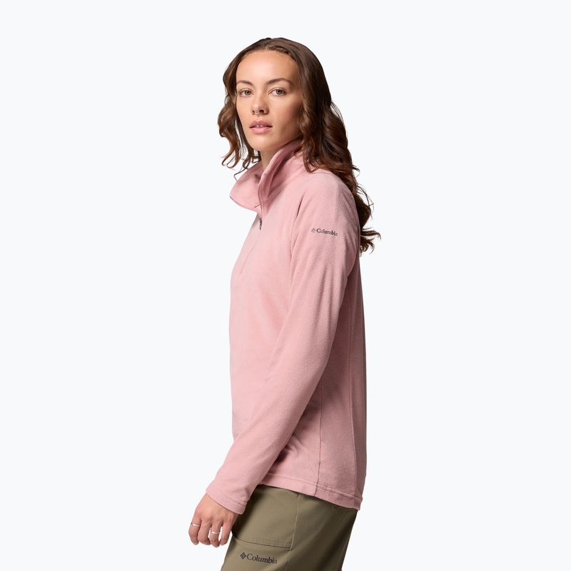 Dámská fleecová mikina Columbia Glacial IV 1/2 Zip eraser pink 4