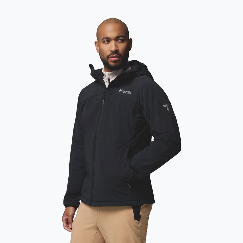 Pánská zateplená bunda Columbia Silver Leaf Lite Hooded black 4