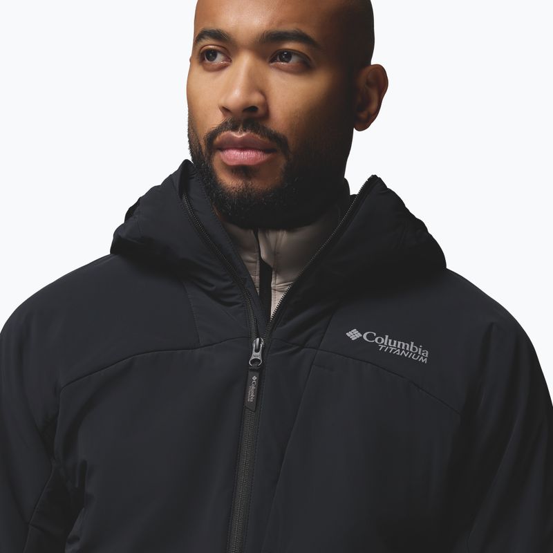 Pánská zateplená bunda Columbia Silver Leaf Lite Hooded black 7