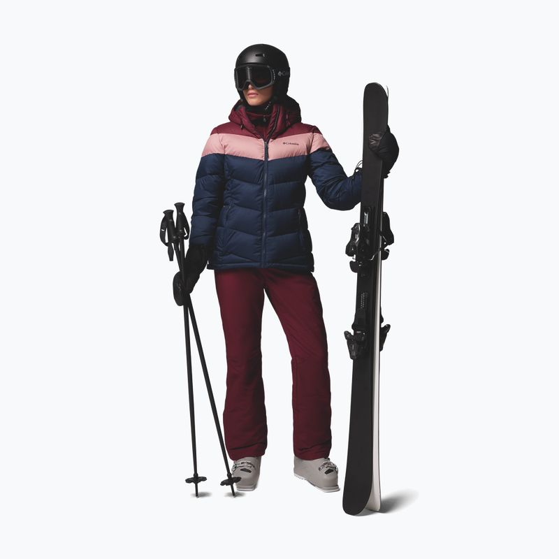 Dámská lyžařská bunda Columbia Abbott Peak II Ins collegiate navy/rich wine/eraser pink 2