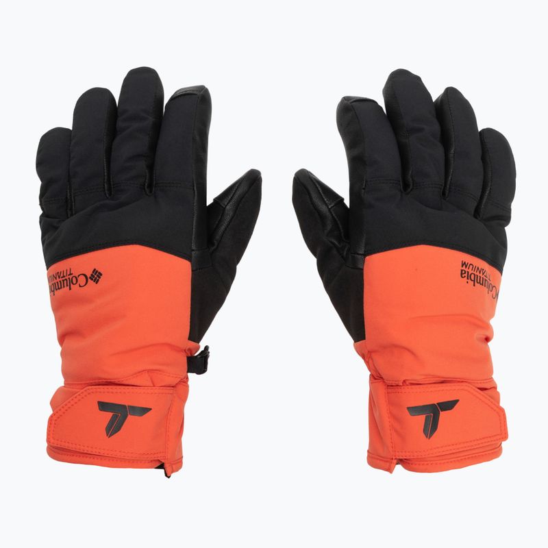 Pánské trekingové rukavice Columbia PowBound zing/black 2