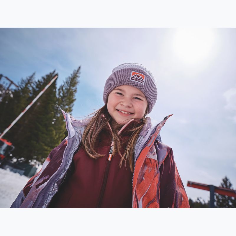 Dětská fleecová mikina Columbia Benton Springs Fleece rich wine 5