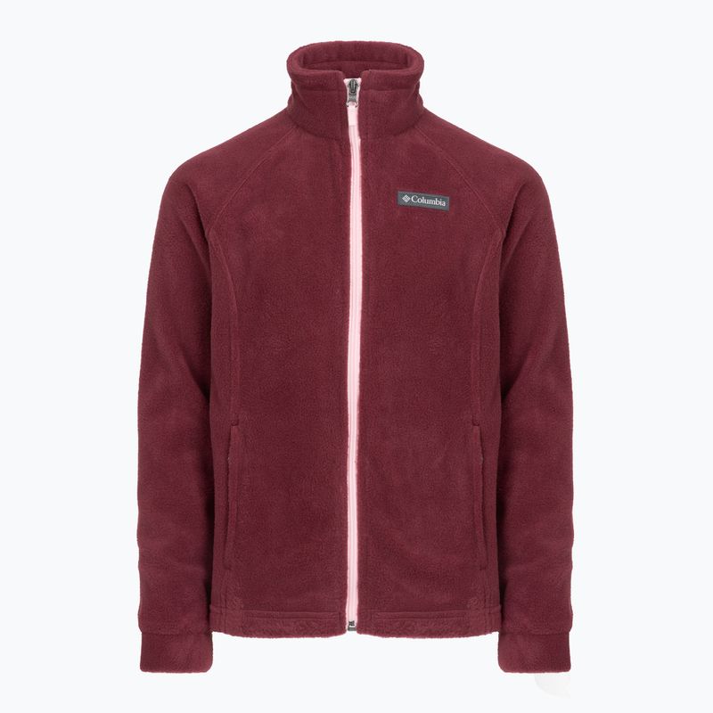 Dětská fleecová mikina Columbia Benton Springs Fleece rich wine