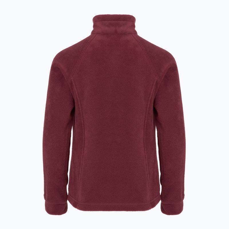 Dětská fleecová mikina Columbia Benton Springs Fleece rich wine 2