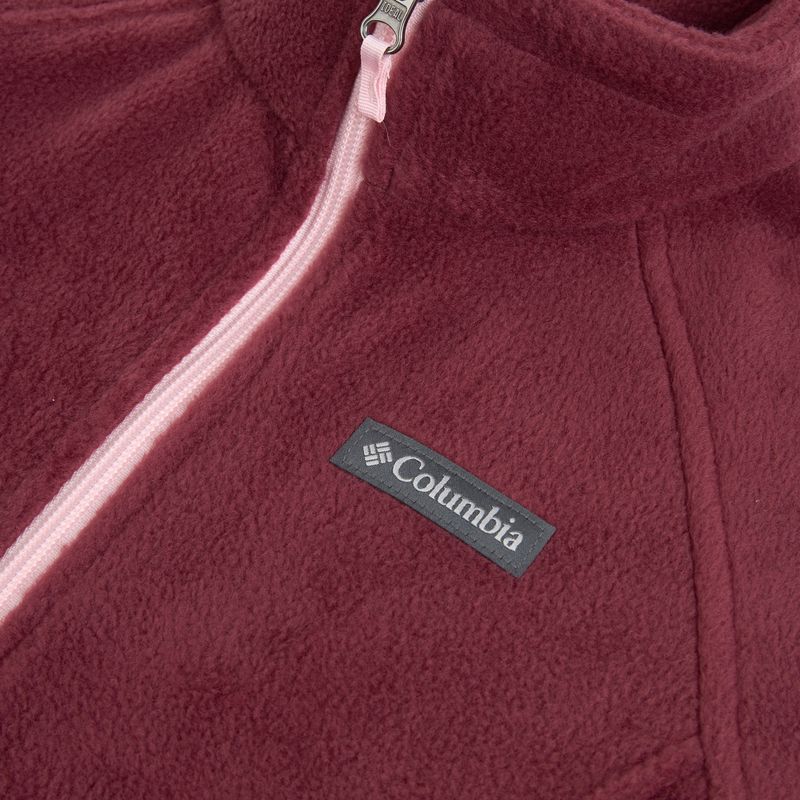 Dětská fleecová mikina Columbia Benton Springs Fleece rich wine 3